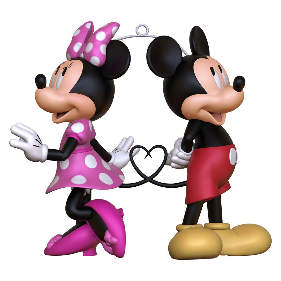 Hallmark 2024 Keepsake — Disney Mickey and Minnie A Tail of Togetherness Ornament