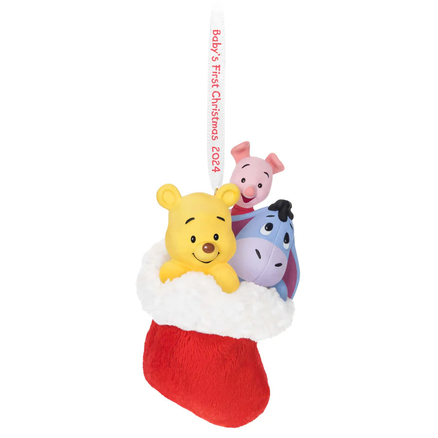 (Pre Order) Hallmark 2024 Keepsake — Disney Winnie the Pooh A Snuggly First Christmas 2024 Ornament