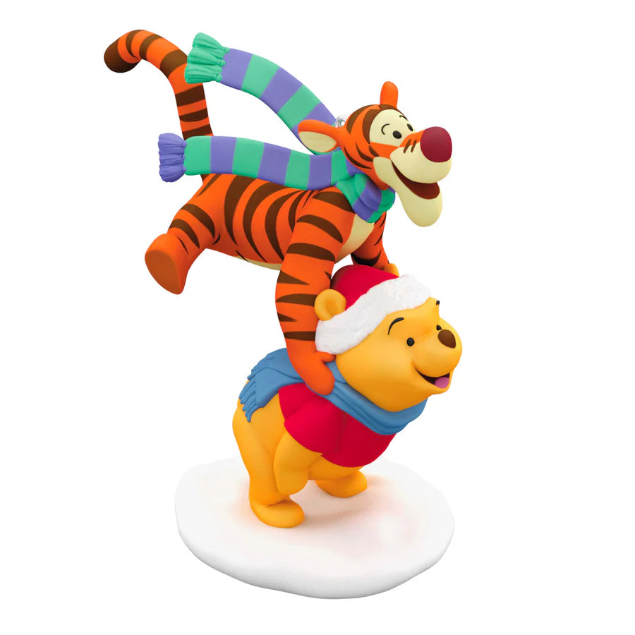 Hallmark 2024 Keepsake — Disney Winnie the Pooh Leapfrogging Friends Ornament