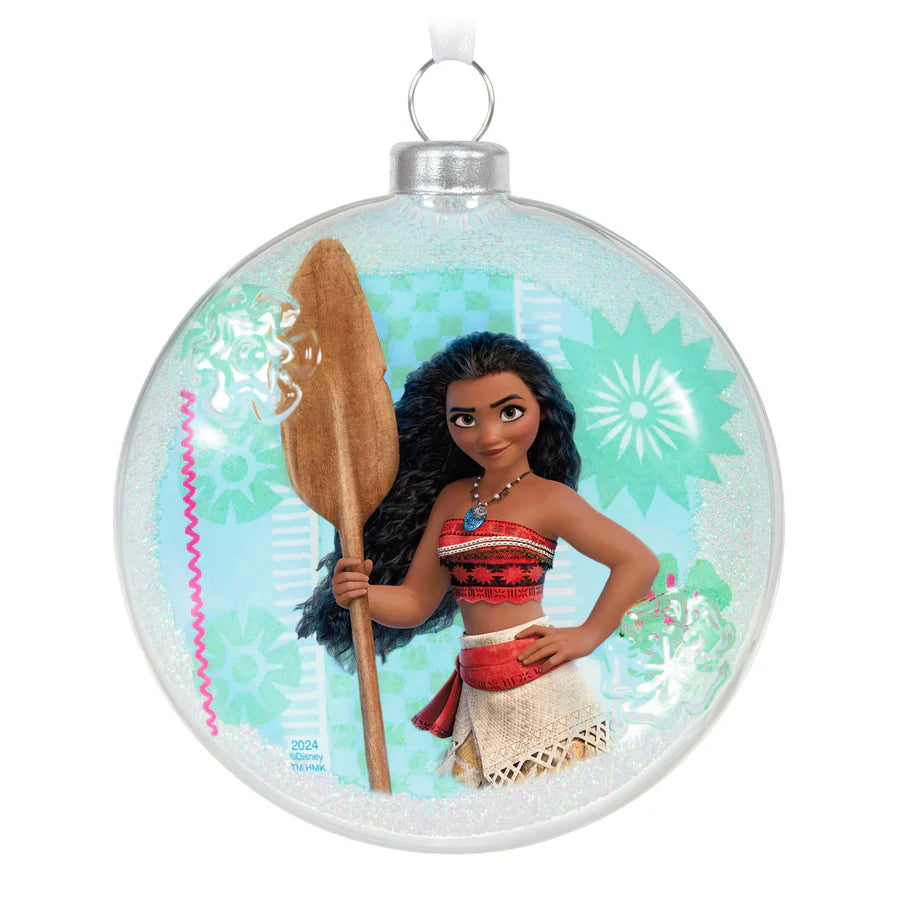 Hallmark 2024 Keepsake — Disney Moana of Motunui Glass Ornament