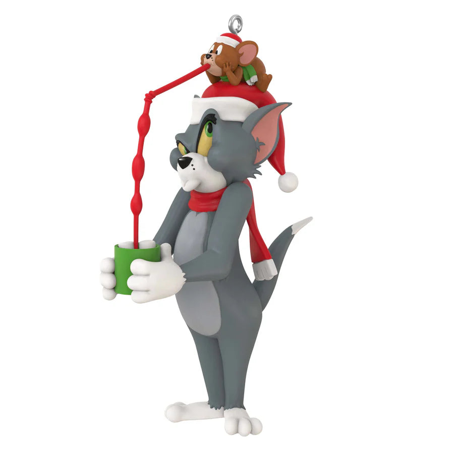 (Pre Order) Hallmark 2024 Keepsake — Tom and Jerry™ Stealing Sips Ornament