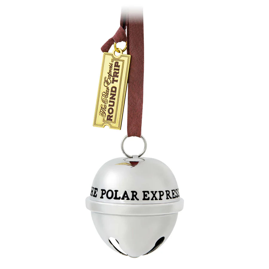 (Pre Order) Hallmark 2024 Keepsake — The Polar Express™ 20th Anniversary Santa's Sleigh Bell 2024 Metal Ornament