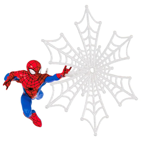 Marvel Spider-Man, Spidey Spins a Snowflake - 2023 Hallmark Keepsake Christmas Ornament