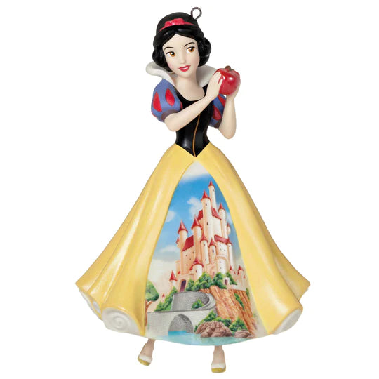 Disney Princess Celebration, (Snow White) Porcelain - 2023 Hallmark Keepsake Christmas Ornament