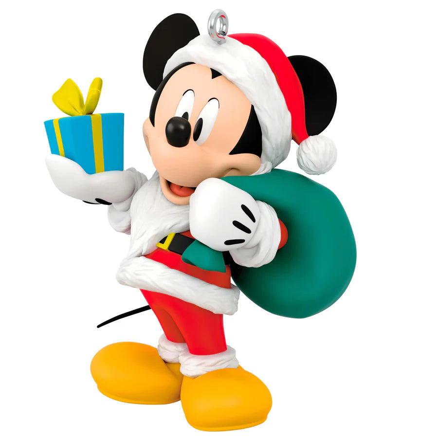 Hallmark 2024 Keepsake — Disney All About Mickey! Santa Mickey Ornament