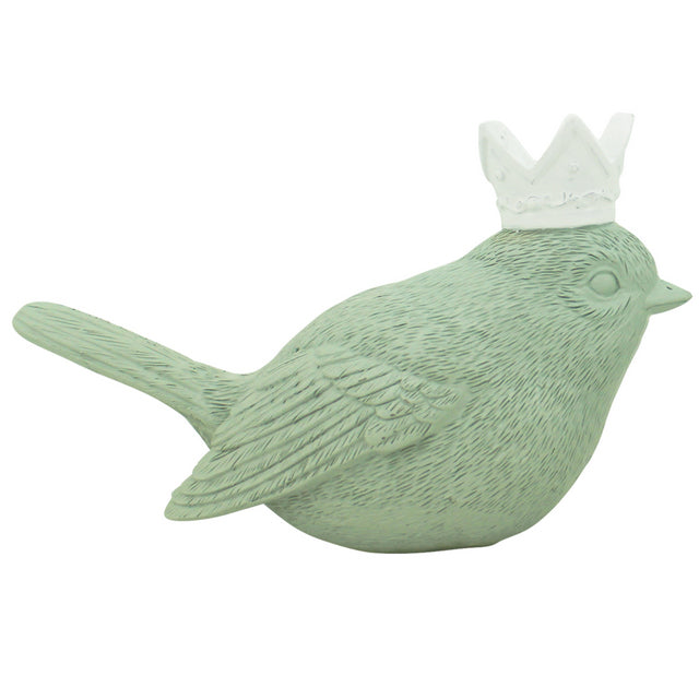 Sparrow King 17x11 Green Home Decor