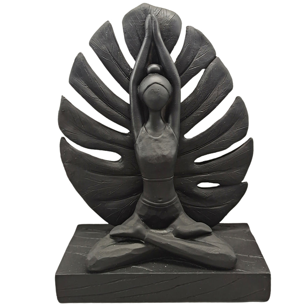 Dali Fern Figure Black Statue