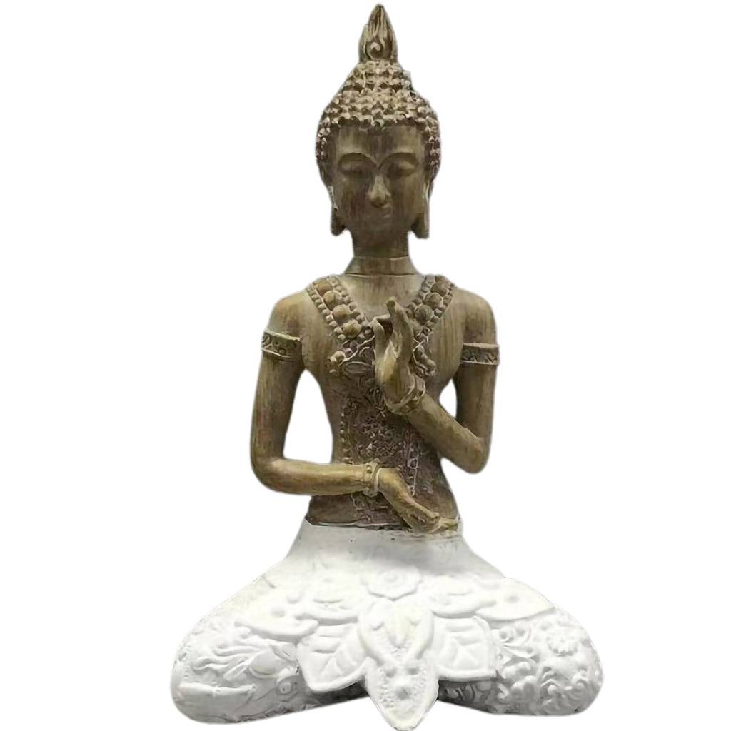 Buddha Peace Hand Up Statue