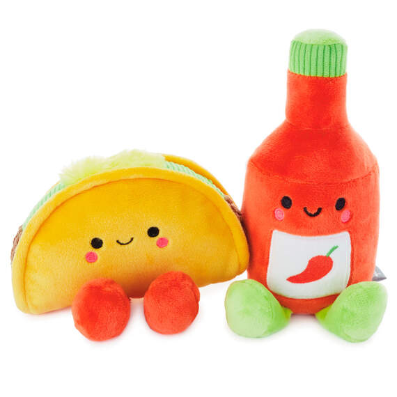 Better Together Taco and Hot Sauce Magnetic Plush