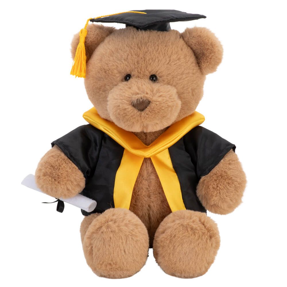 WITH HEART GRADUATION BEAR WITH SCROLL - LARGE