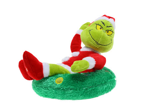 (Pre Order) Spinning Vacuum-Grinch in Wreath-Dr. Seuss