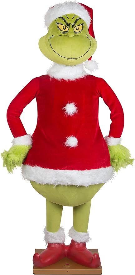 (Pre Order) 6ft Life-Size Animated KD-Fuzzy Grinch