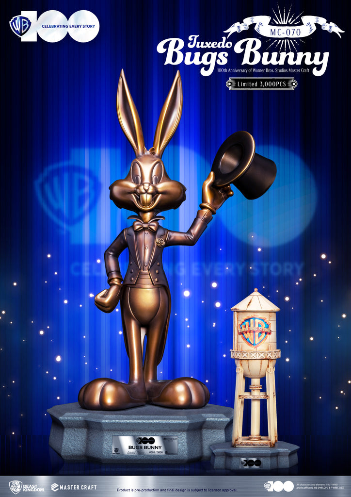 (Pre Order) Beast Kingdom Master Craft 100th Anniversary of Warner Bros Studios Tuxedo Bugs Bunny