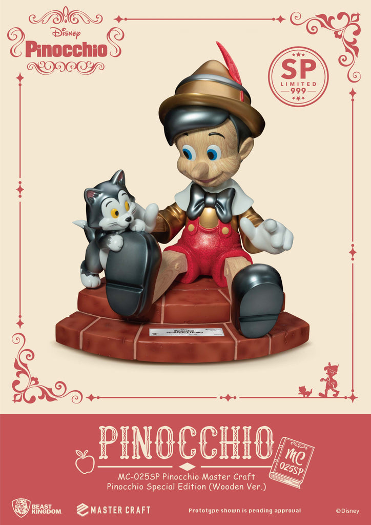 (Pre Order) Beast Kingdom Master Craft Pinocchio Special Edition (Wooden Version)