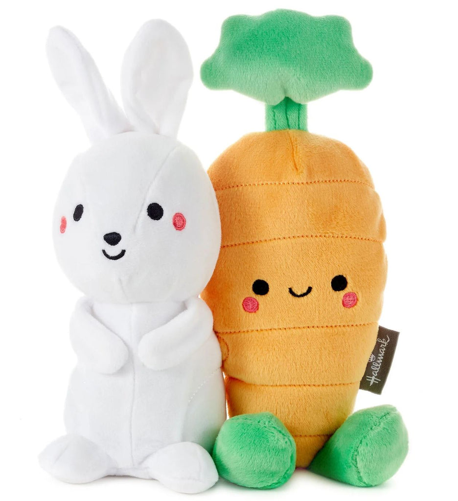 Hallmark Better Together Bunny and Carrot Magnetic Plush Pair