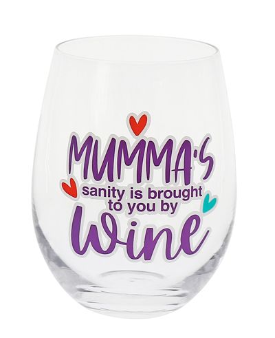 MUMMA'S SANITY STEMLESS WINE
