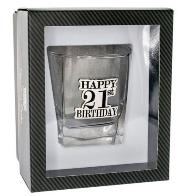 BIRTHDAY BADGE SCOTCH GIFT BOX