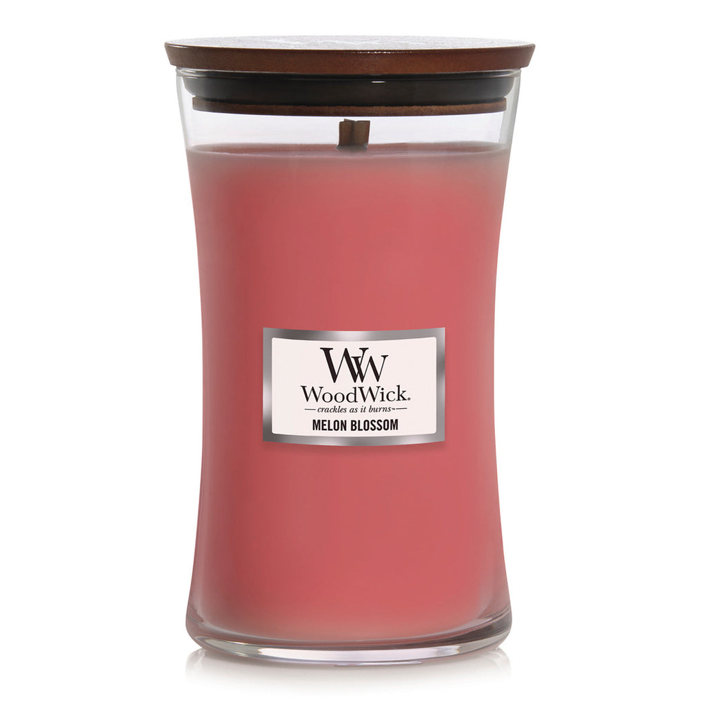 WoodWick Candle- Melon Blossom Large