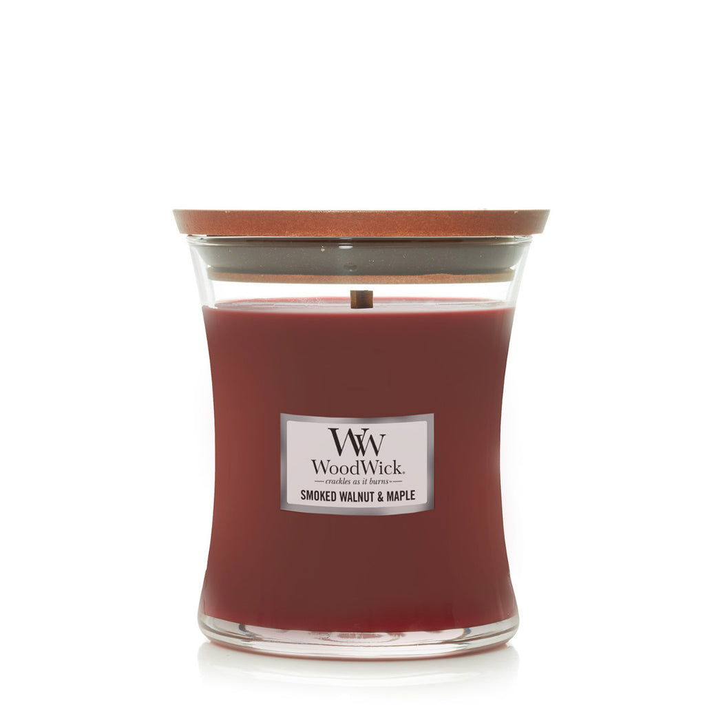 WoodWick Candle-Smoked Walnut & Maple Medium