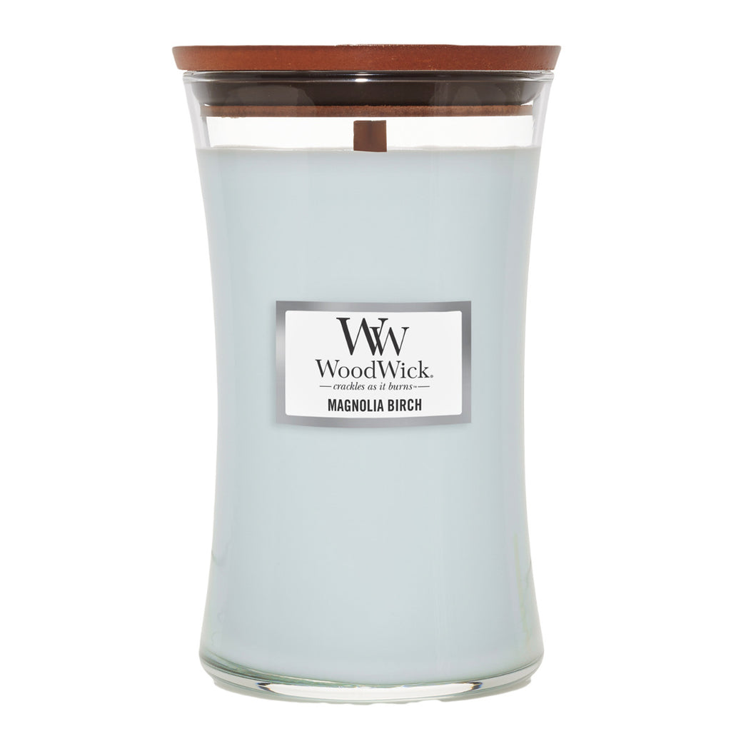 WoodWick Candle- Magnolia Birch Large