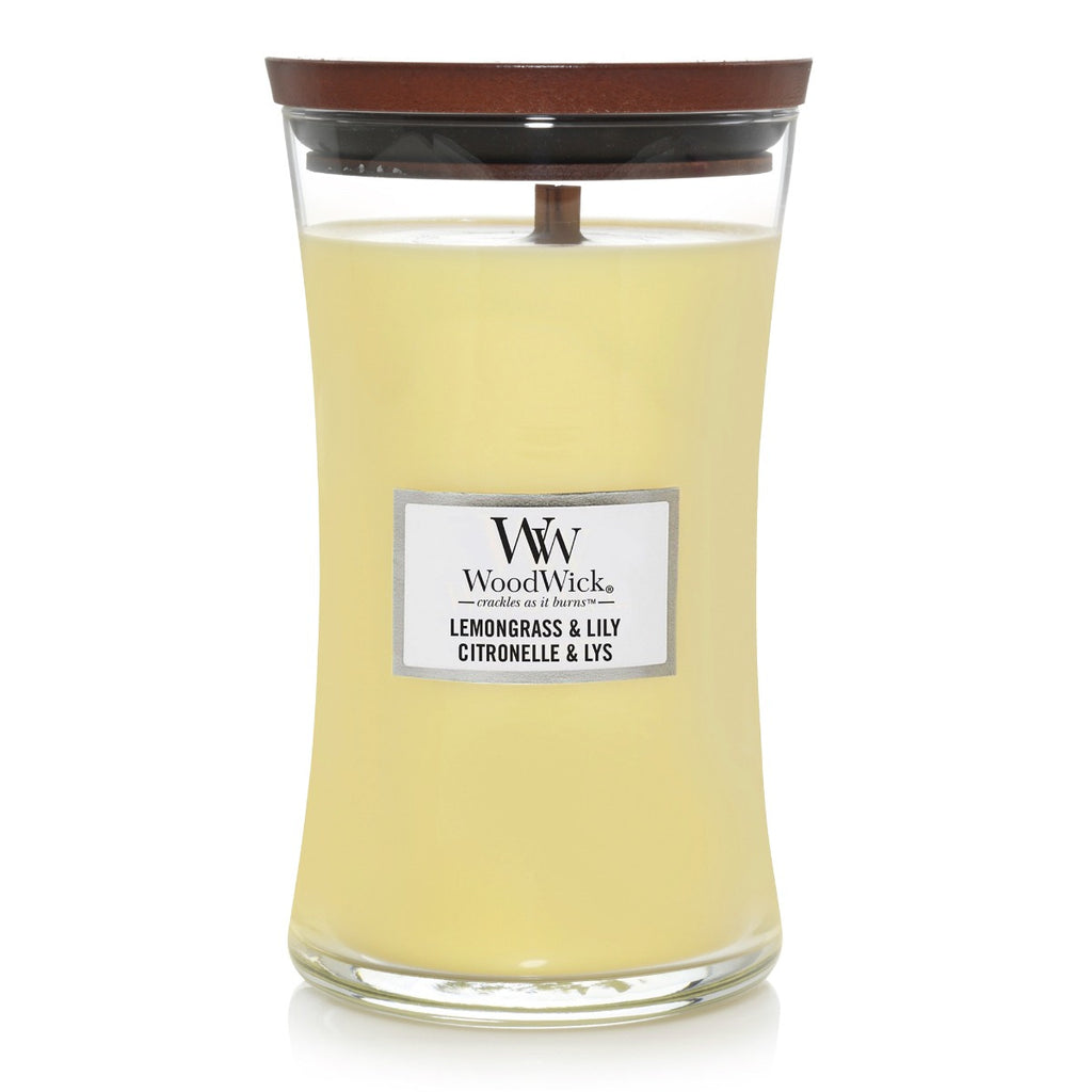 WoodWick Candle- Lemongrass & Lily Large