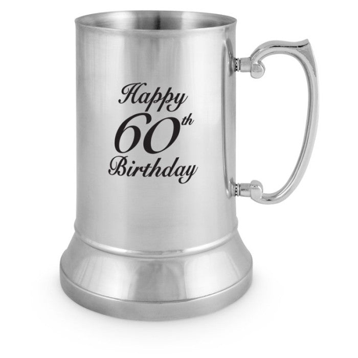 18oz 60th Birthday Beer Glass