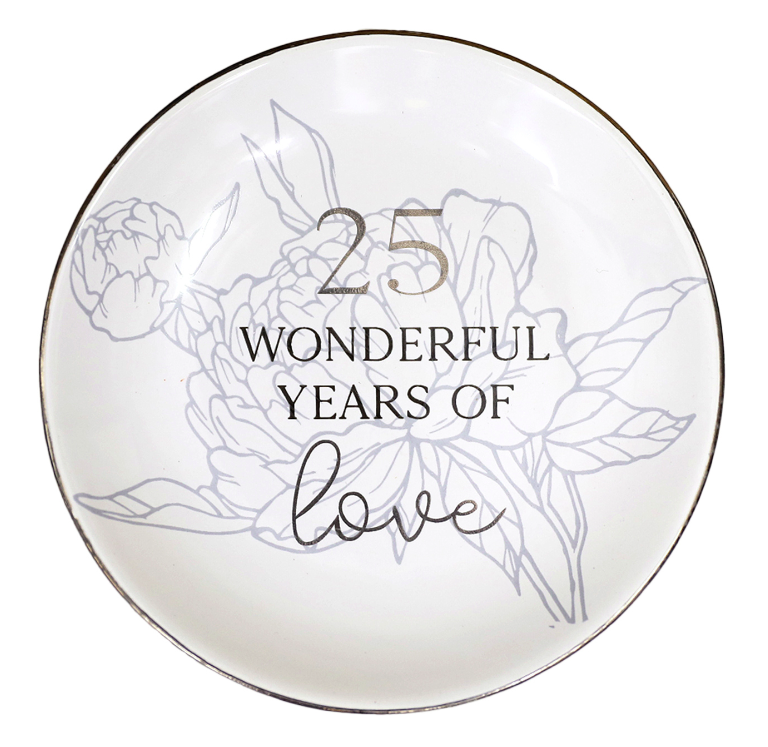 Anniversary 25 Trinket Plate
