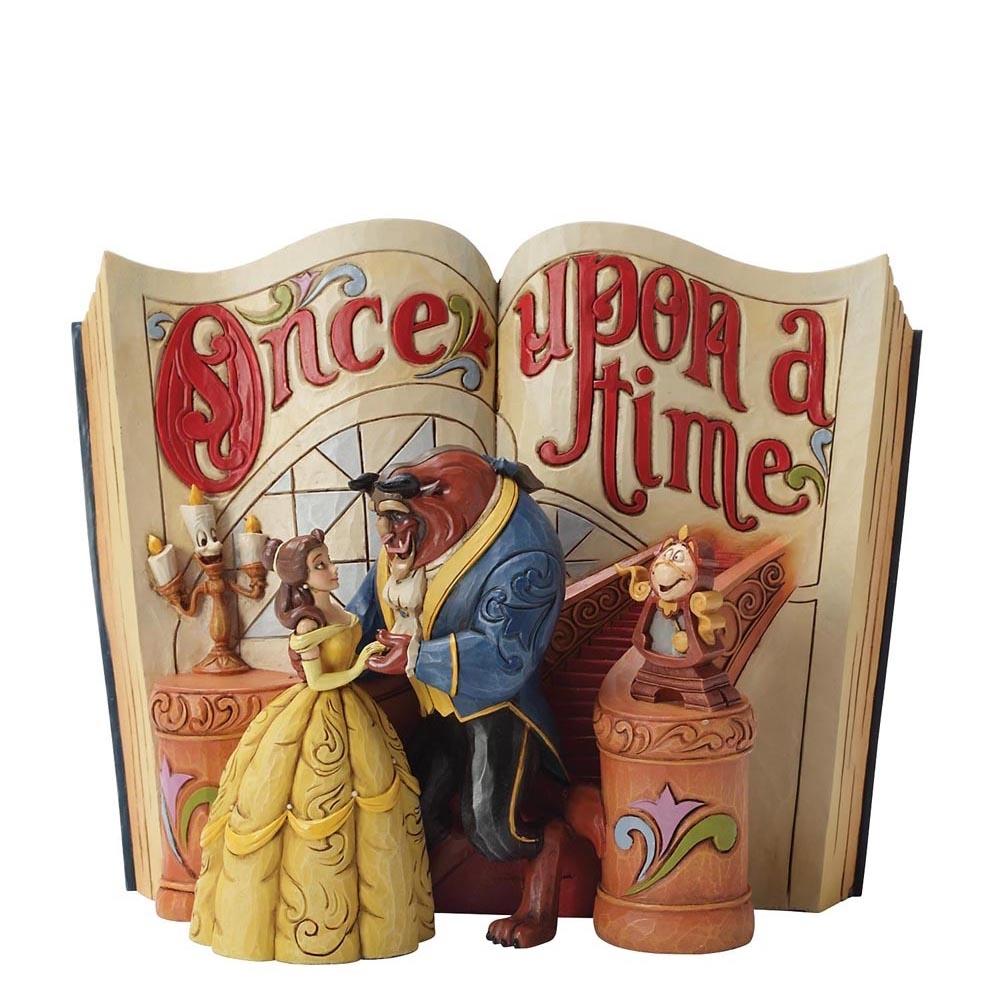 Jim Shore Disney Traditions - Storybook - Beauty & The Beast Love Endures