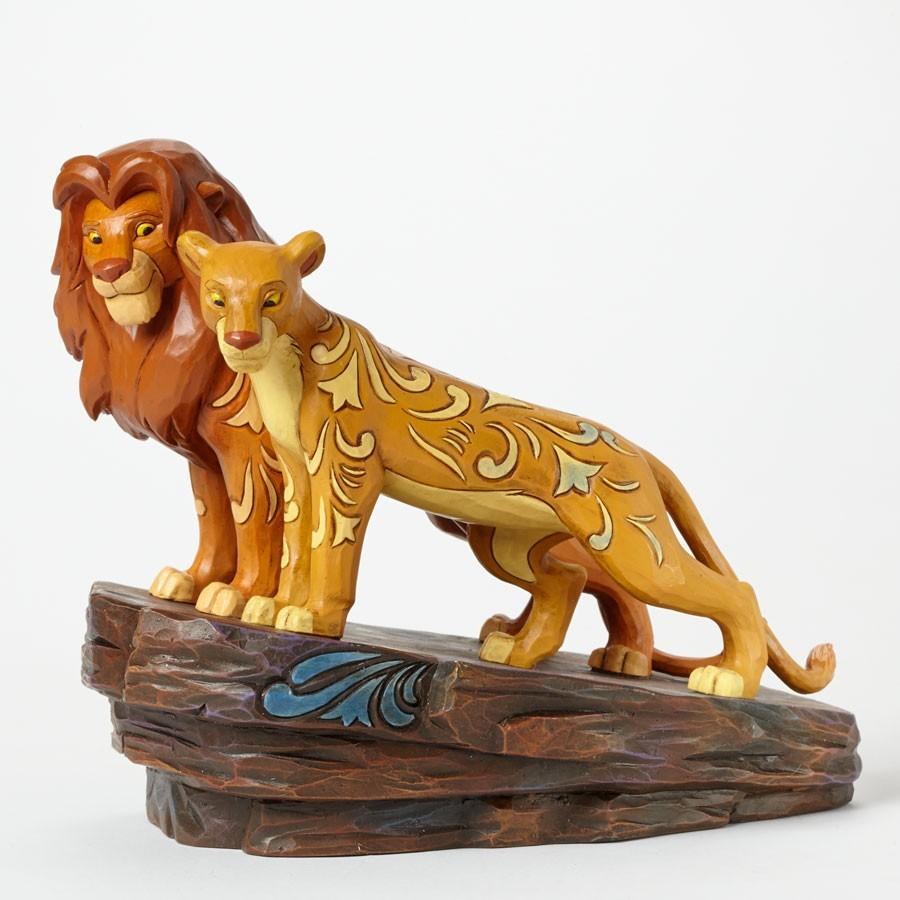 Jim Shore Disney Traditions - The Lion King - Love at Pride Rock (Simba & Nala Figurine)