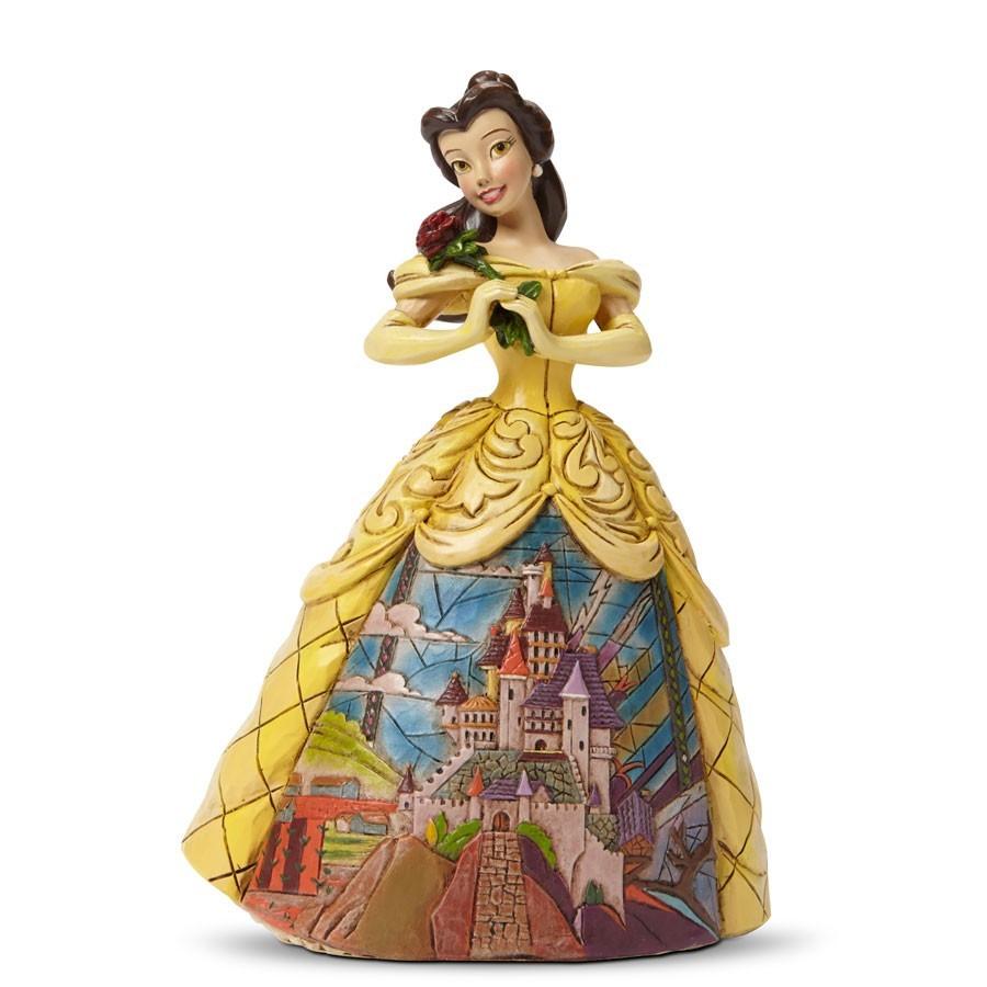 Jim Shore Disney Traditions- Belle Enchanted Castle Dress Figurine