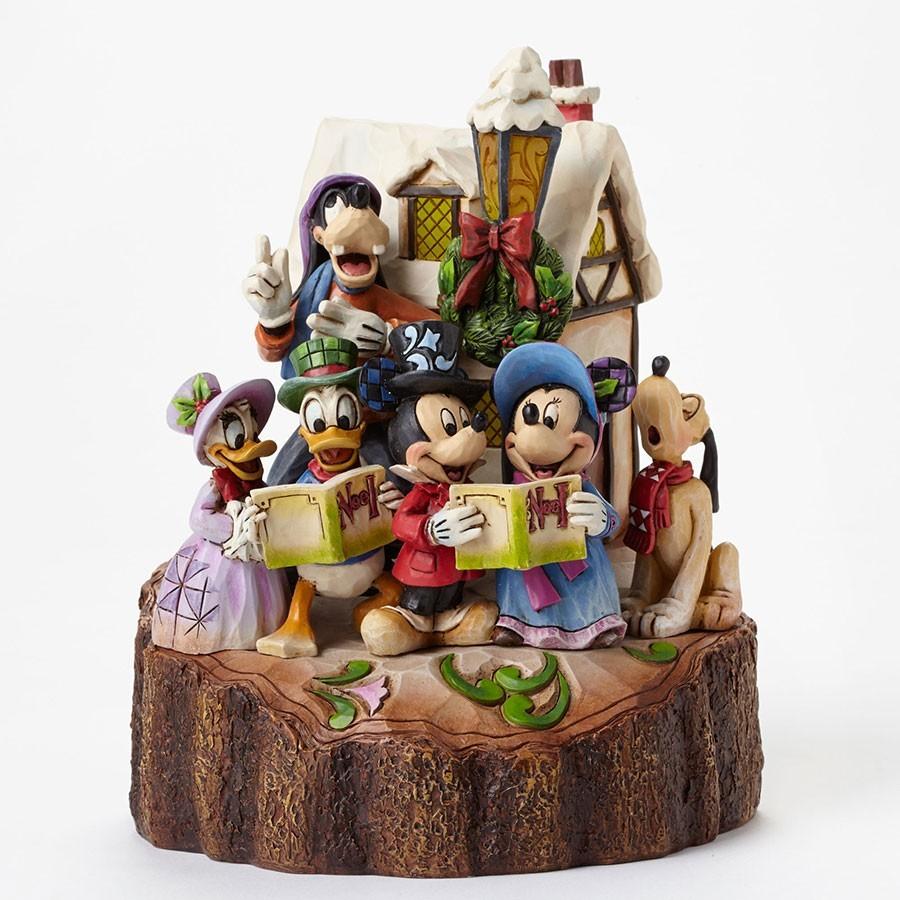 Jim Shore Disney Traditions Christmas - Mickey Mouse & Friends Carolling - Holiday Harmony
