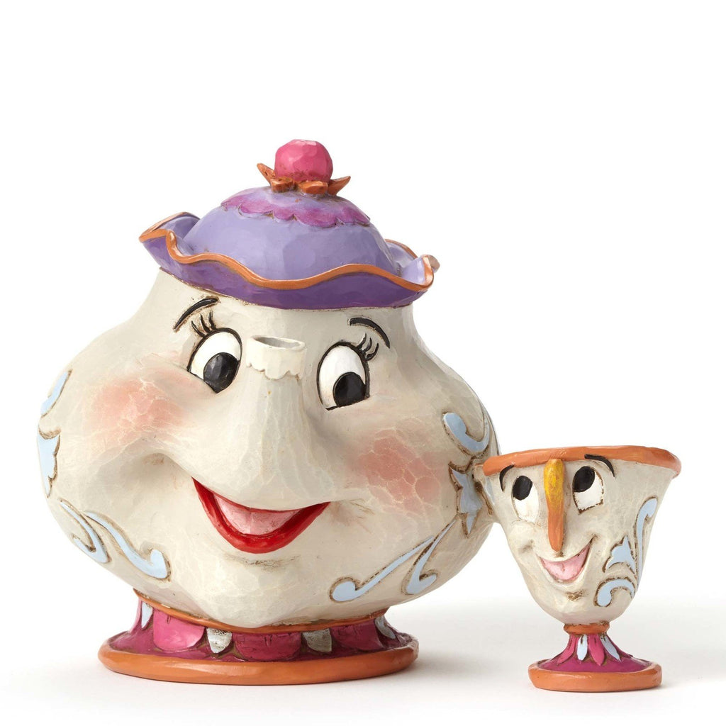 Jim Shore Disney Traditions - Mrs Potts & Chip A Mothers Love Figurines