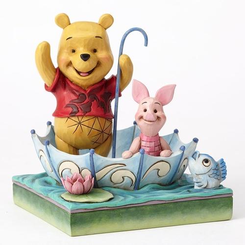 Jim Shore Disney Traditions Winnie the Pooh and Piglet 50 Years of Friendship Figurine