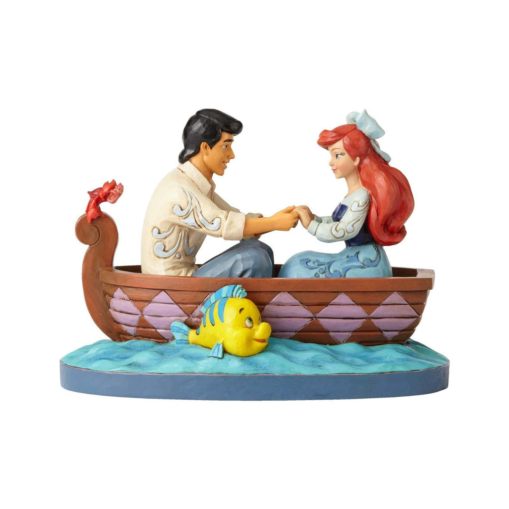 Jim Shore Disney Traditions Ariel & Prince Eric Waiting for a Kiss Figurine