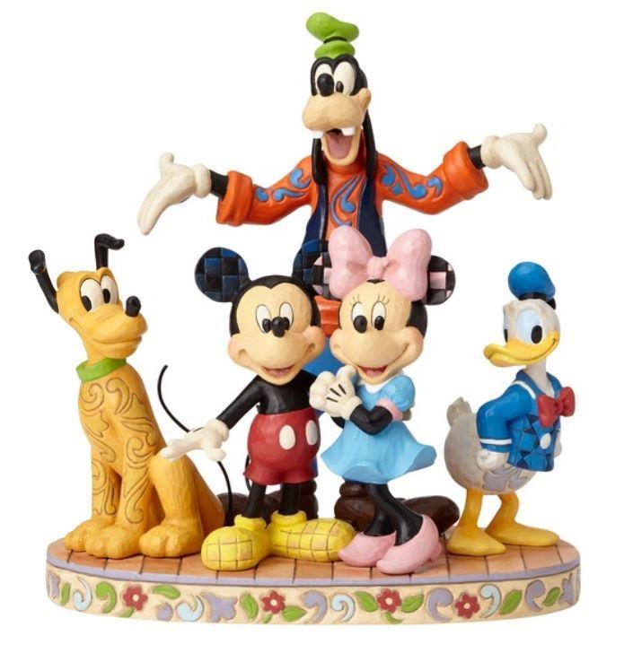 Jim Shore Disney Traditions - The Fab Five The Gang's All Here Figurine