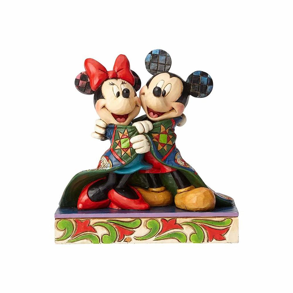 Jim Shore Disney Traditions - Mickey And Minnie Warm Wishes