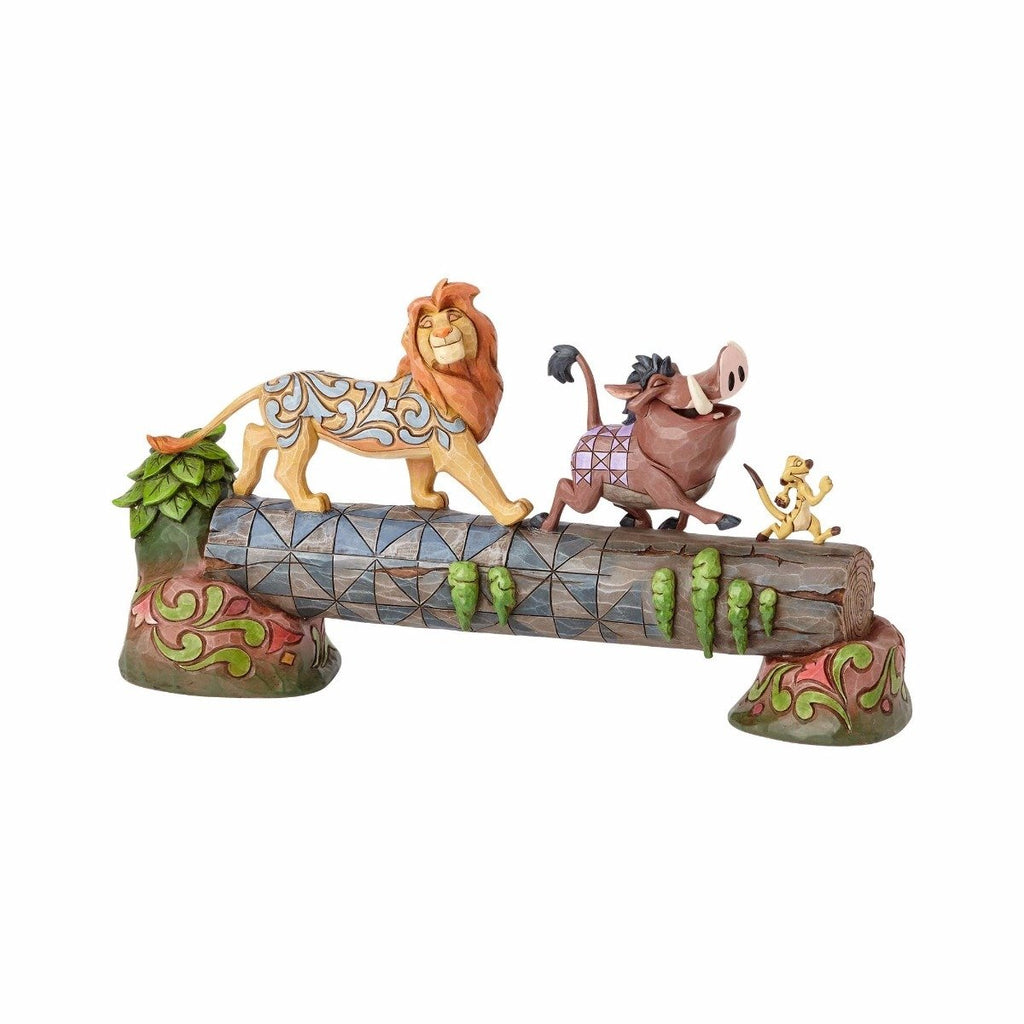 Jim Shore Disney Traditions - Simba, Timon & Pumbaa - Carefree Camaraderie Figurine
