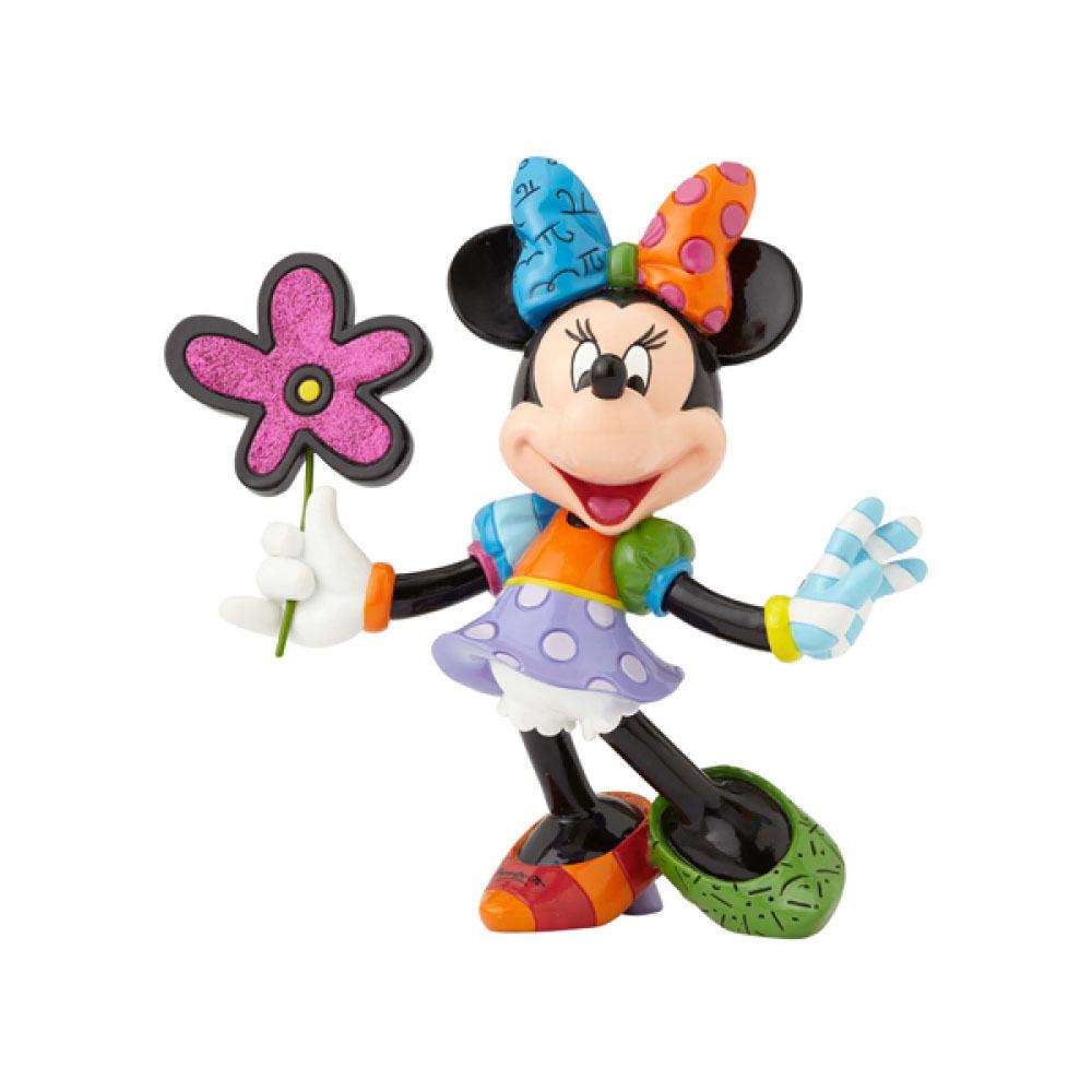 Disney Britto Minnie Mouse with Flowers Figurine