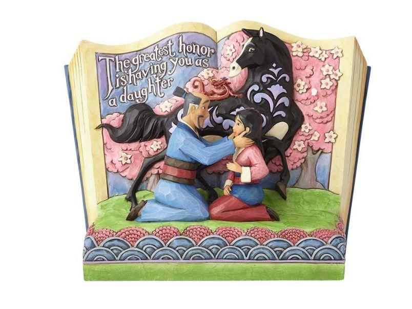 Jim Shore Disney Traditions - Mulan Storybook 20th Anniversary Figurine