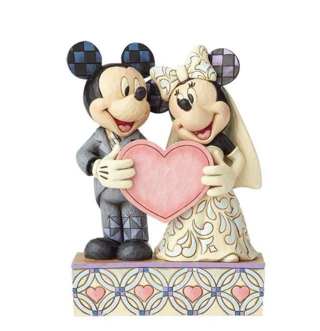 Jim Shore Disney Traditions - Two Souls, One Heart - Mickey & Minnie Wedding