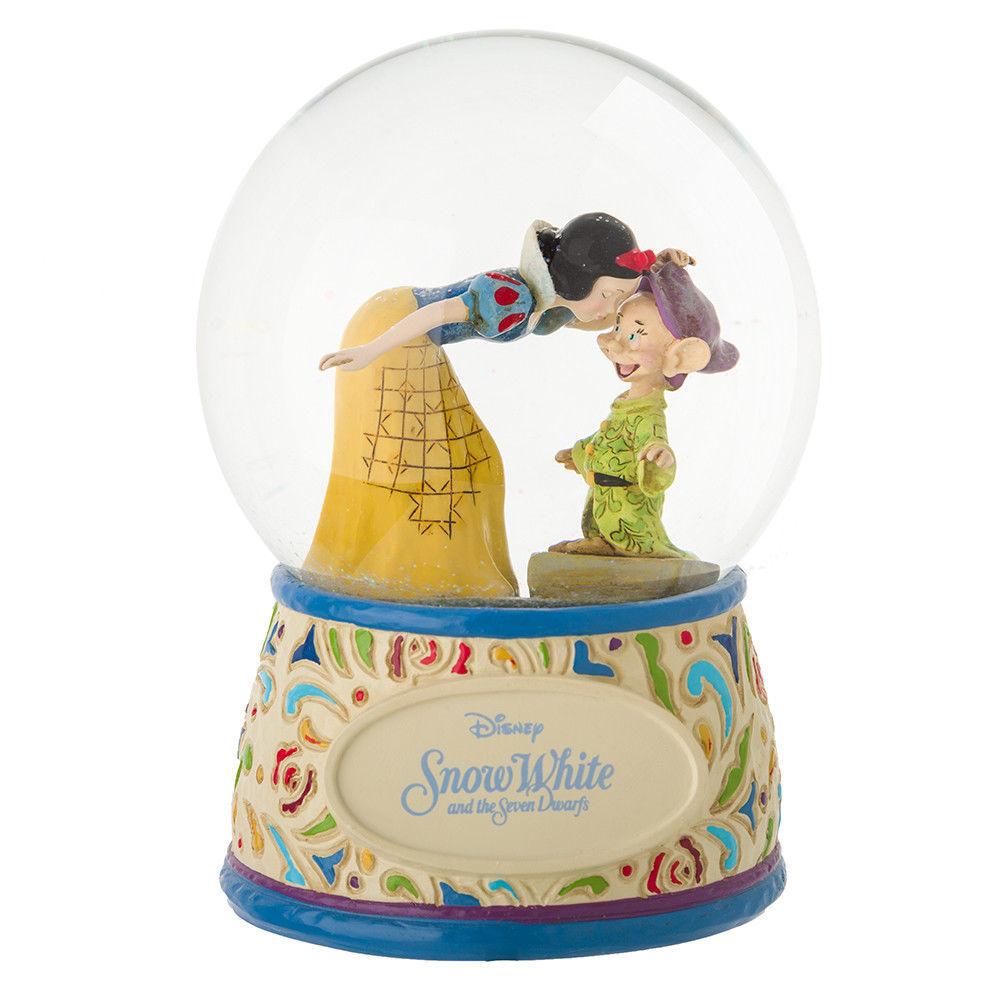 Jim Shore Disney Traditions - Snow White & Dopey Waterball - 80th Anniversary - Sweetest Farewell