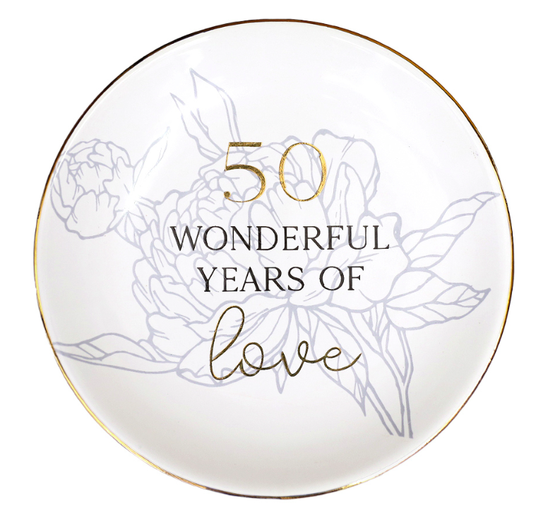 Anniversary 50 Trinket Plate