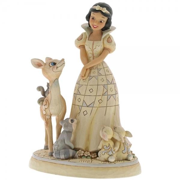 Jim Shore Disney Traditions - Snow White -White Woodland Forest Friends