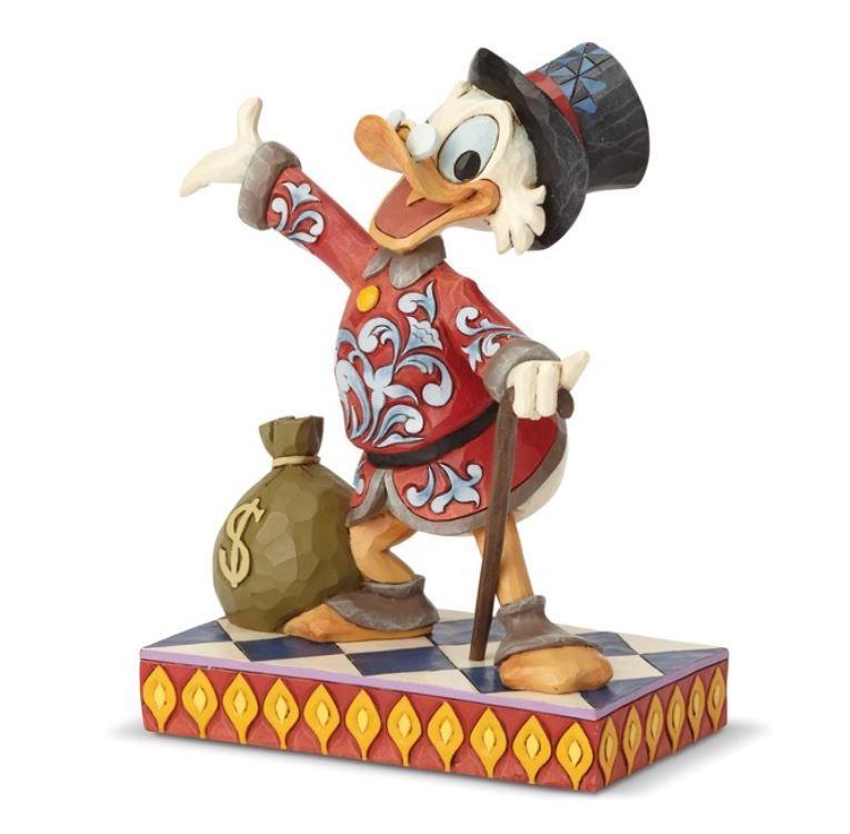 Jim Shore Disney Traditions - Scrooge DuckTales- Treasure Seeking Tycoon Figurines