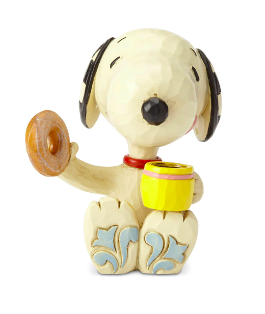 Peanuts by Jim Shore - 7.6cm/3" Snoopy with Donut & Coffee