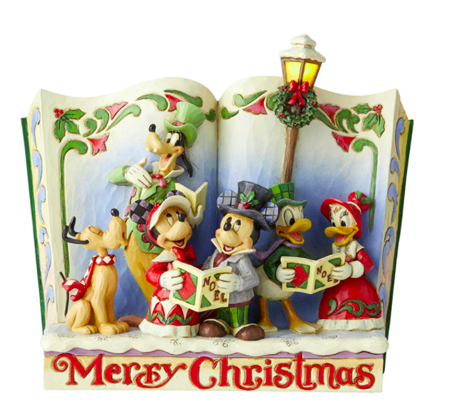 Jim Shore Disney Traditions Lit Christmas Carol Storybook