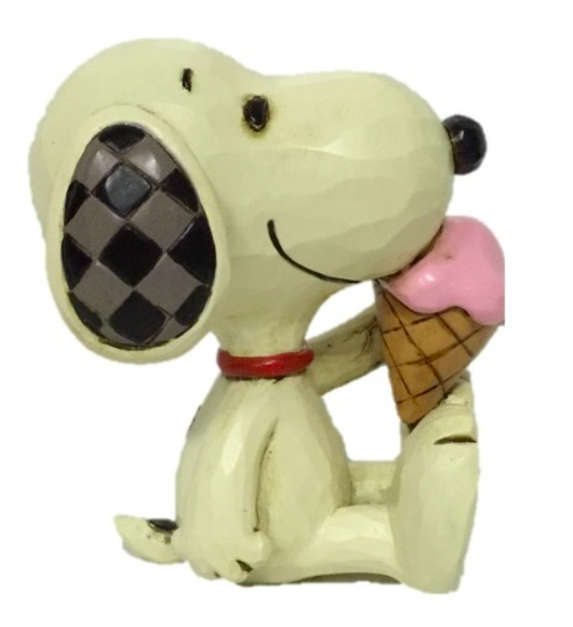 Peanuts by Jim Shore - 7cm/2.75" Snoopy with Ice Cream