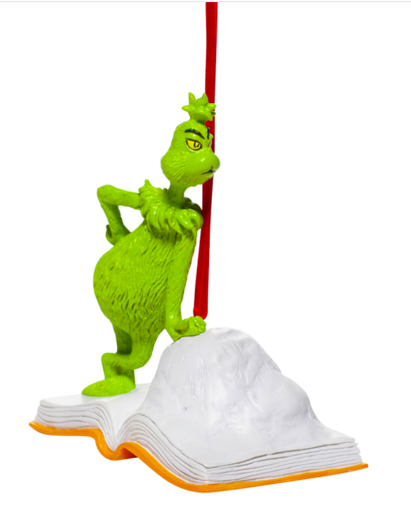 Department 56 The Grinch Open Book Christmas Ornament