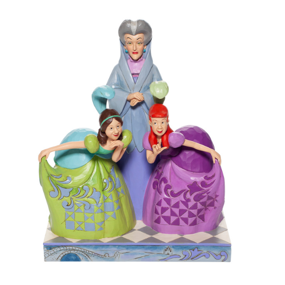 Jim Shore Disney Traditions Cinderella - Lady Tremaine, Anastasia & Drizella