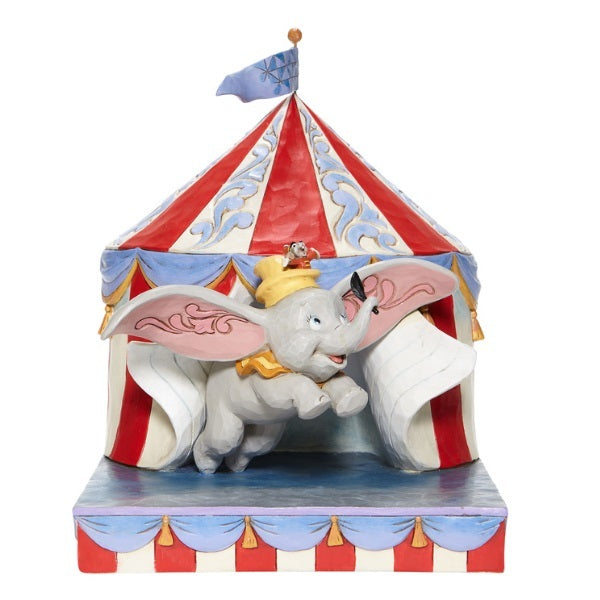 Jim Shore Disney Traditions - Dumbo Flying Out Of Tent